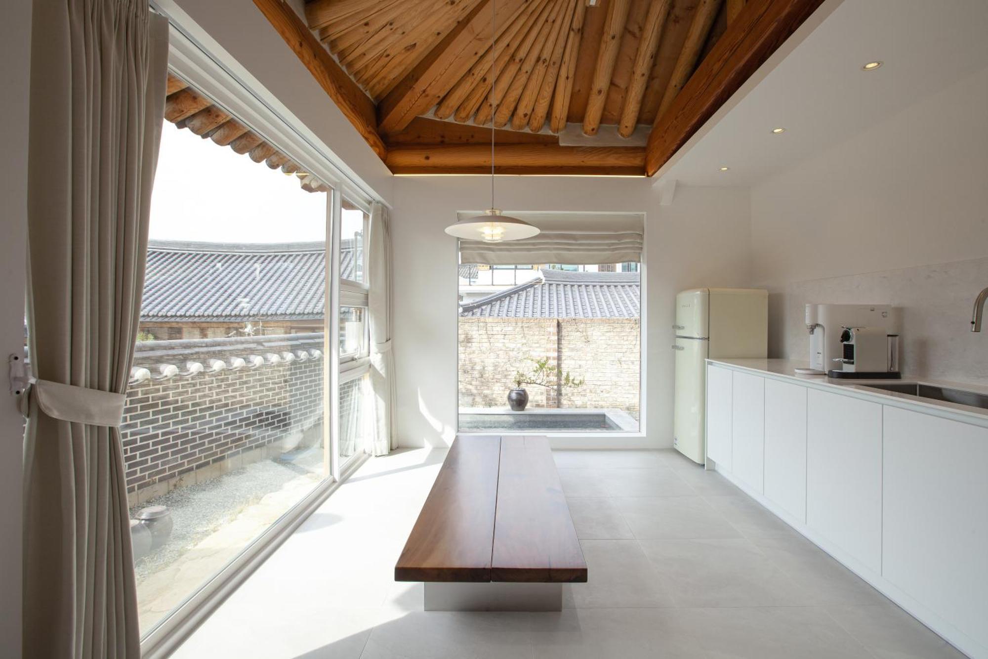 Cheong-Yeon, The Korean Traditional House Hanok In Jeonju Hanok Village Buitenkant foto